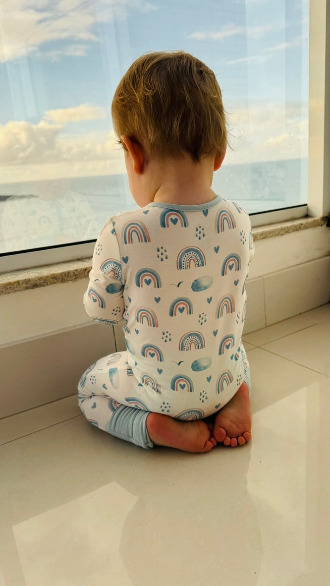Pijama de Bambu com antiderrapante