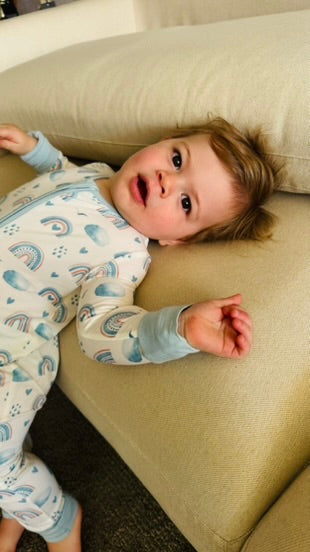 Pijama de Bambu com antiderrapante