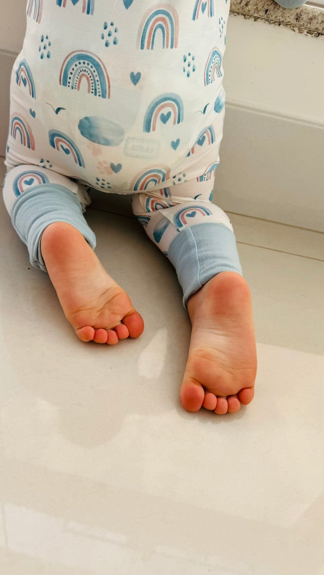Pijama de Bambu com antiderrapante