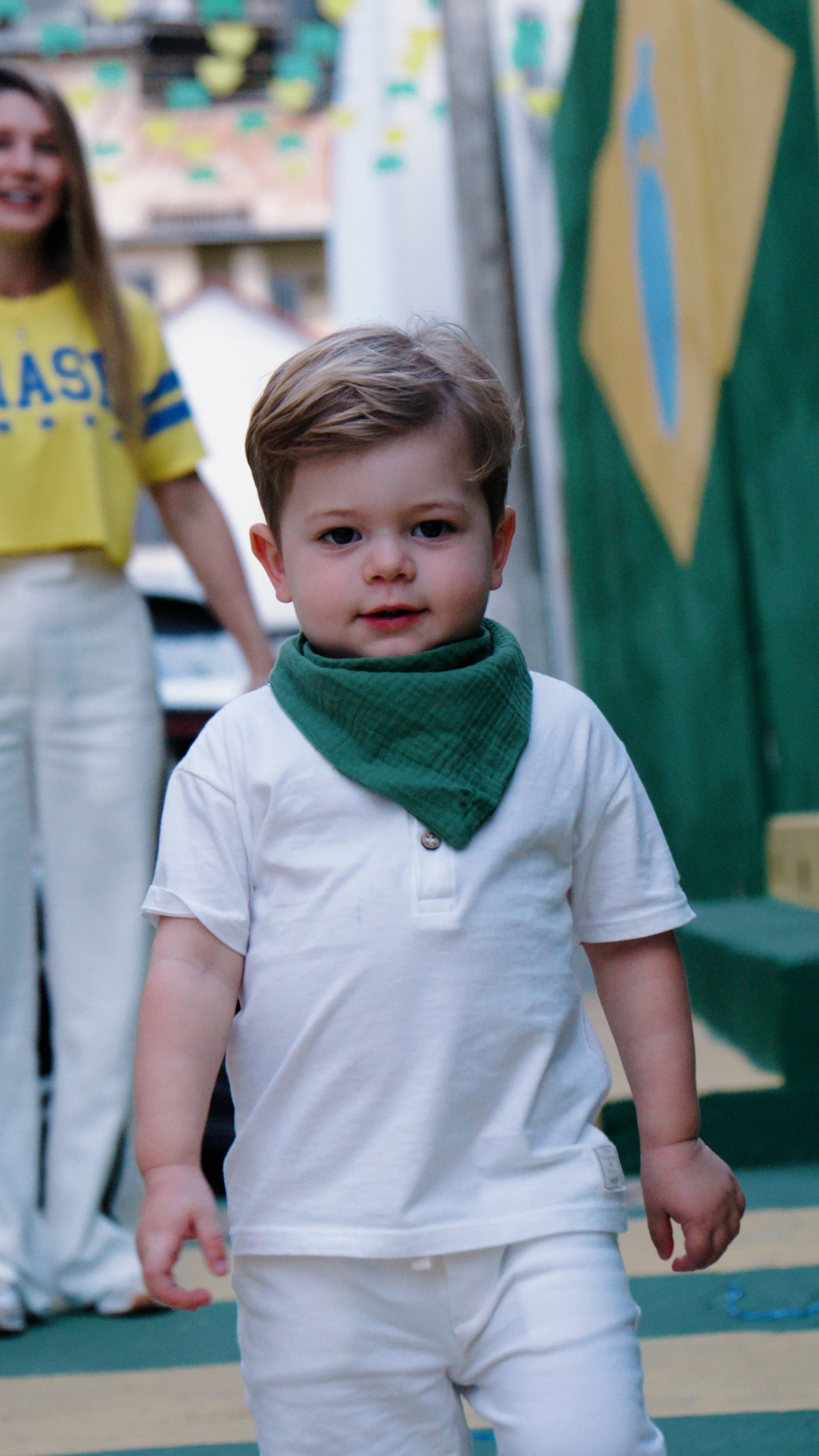 Kit 3 Babadores Bandana Primeira Torcida